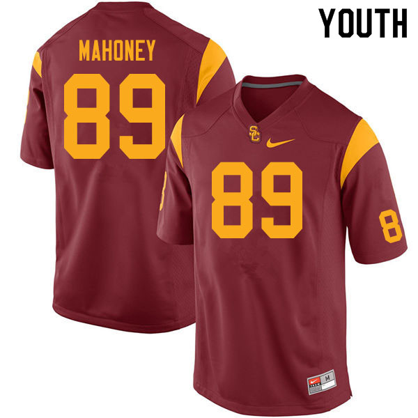 Youth #89 Sean Mahoney USC Trojans College Football Jerseys Sale-Cardinal